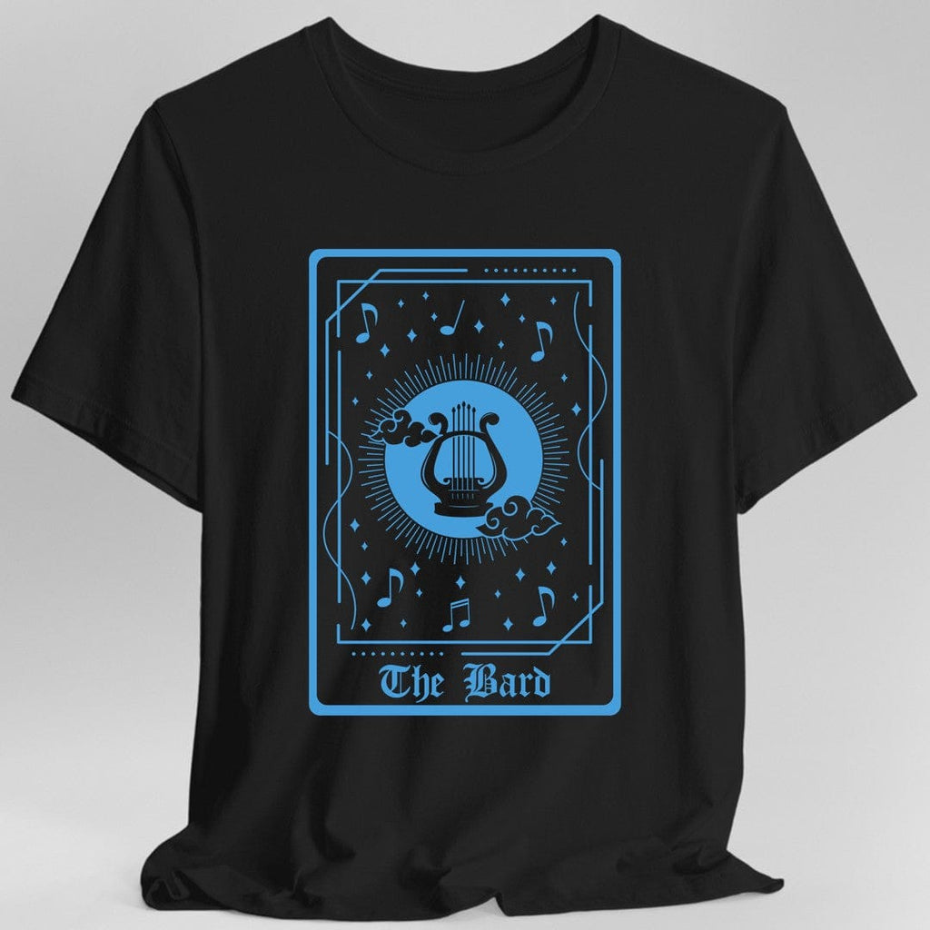 The Bard Tarot Card T-Shirt – RPG Musician Tee (Sunburst RPG)