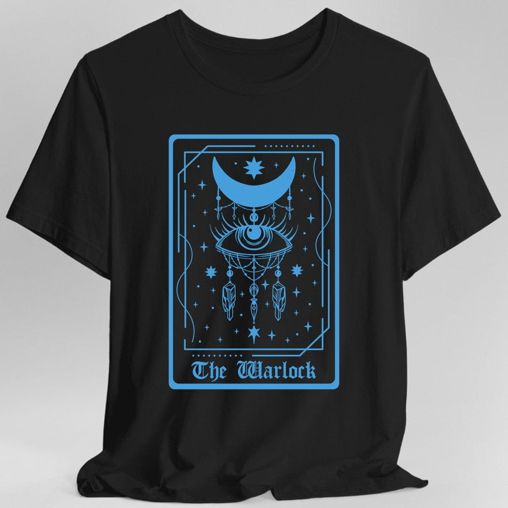 The Warlock Tarot Card T-Shirt – RPG Dark Pact Tee (Sunburst RPG)